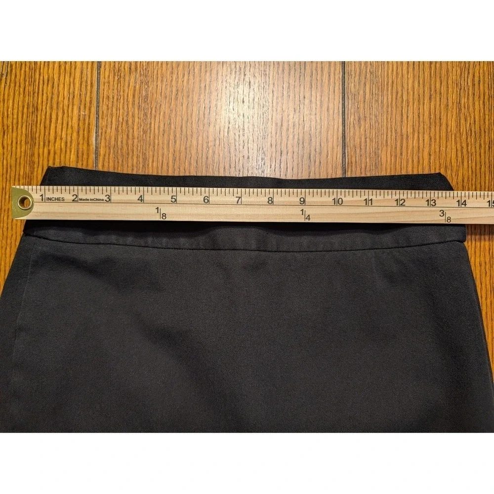 Banana Republic Pencil Skirt Womens 2 Black Stretch Cotton Blend Office Workwear